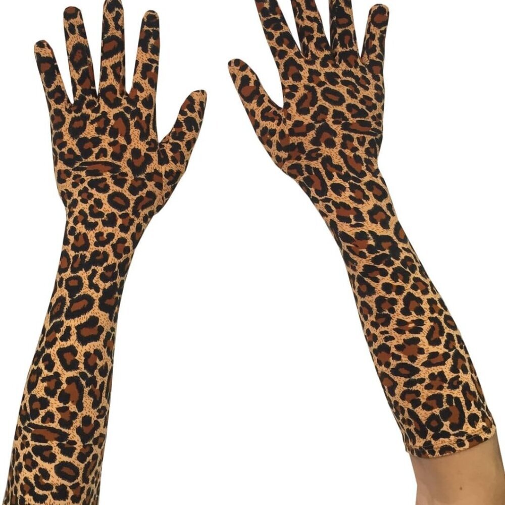 Adult Spandex Elbow Length Costume Gloves